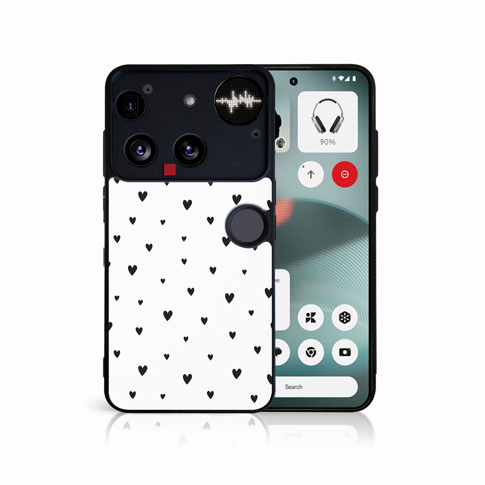 Levně MY ART Ochranný kryt pro Nothing Phone (3) BLACK HEARTS (167)