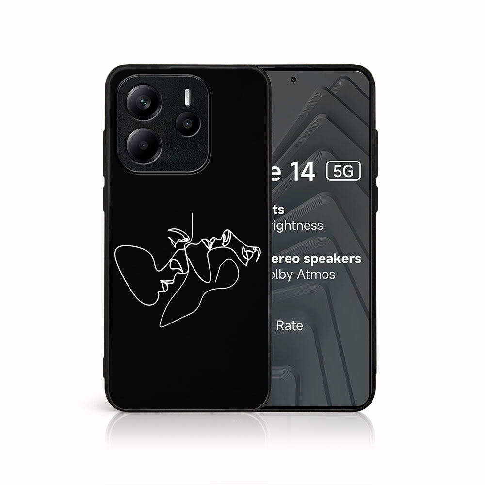 Levně MY ART Ochranný kryt pro Xiaomi Redmi Note 14 5G FACES (196)