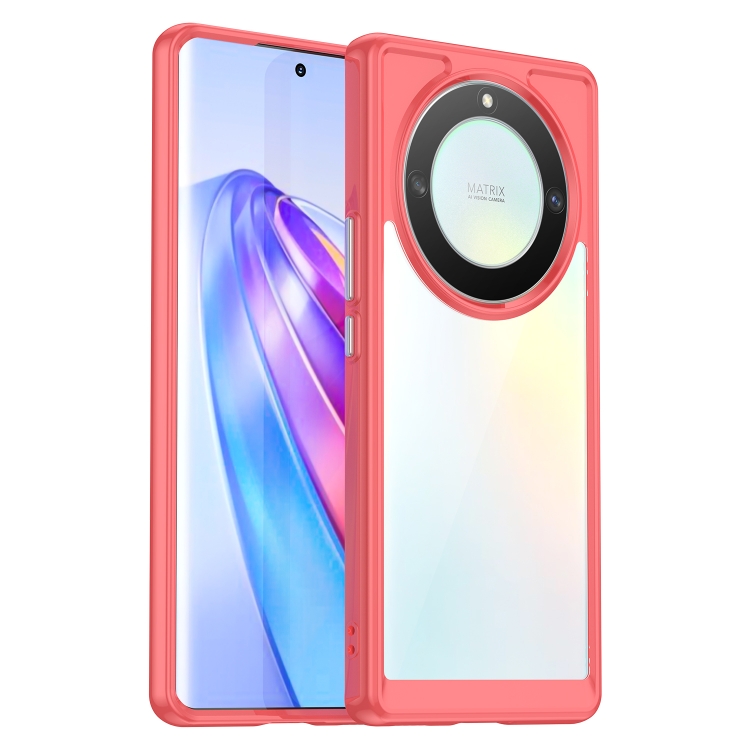 Levně CRYSTAL Ochranný kryt pro Honor Magic5 Lite červený