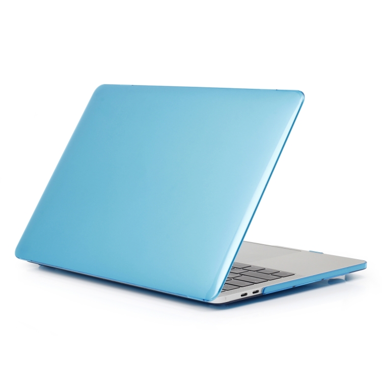 Levně CRYSTAL Plastový kryt pro Macbook Air 13 (M2 / M3 / M4) A2681 / A3113 / A3240 světle modrý