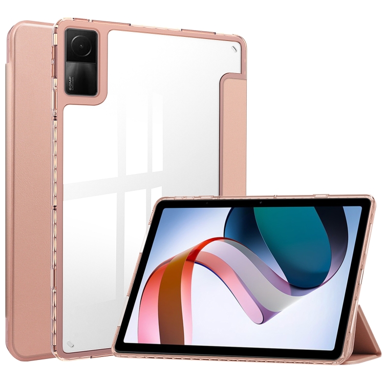 CRYSTAL Zaklápěcí pouzdro Xiaomi Redmi Pad růžový