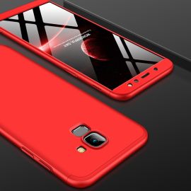 360° Ochranný kryt Samsung Galaxy A6 (A600) červený