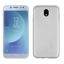 FIBER Ochranný kryt Samsung Galaxy J7 2017 (J730) stříbrný