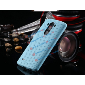 Tvrzený gumový obal pro LG G3 světlemodrý (light blue)