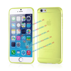 Silikonový obal iPhone 5 / 5S / SE žlutý