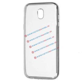 METALLIC Silikonový obal Samsung Galaxy J7 2017 (J730) stříbrný