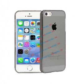 Silikonový obal iPhone 5 / 5S / SE šedý