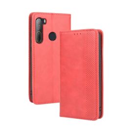 BUSINESS Peňaženkový kryt HTC Desire 20 Pro červený