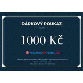 DÁRKOVÝ POUKAZ - HODNOTA 1000 Kč