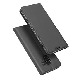 DUX Knížkové pouzdro Samsung Galaxy A8 Plus 2018 (A730) šedé