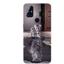 ART Silikonový kryt OnePlus Nord N10 5G CAT TIGER