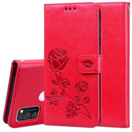 ART Peňaženkový kryt Samsung Galaxy M30s / M21 ROSE červený