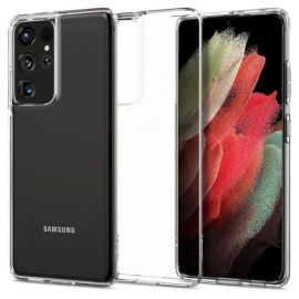 SPIGEN LIQUID CRYSTAL kryt Samsung Galaxy S21 Ultra 5G průhledný