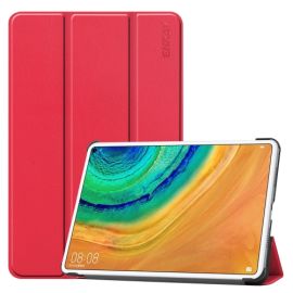 ENKAY LEATHER zaklapovací obal Huawei MatePad Pro červený