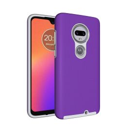 HYBRID Ochranný obal Motorola Moto G7 fialový