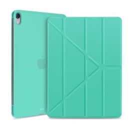 LEATHER zaklapovací obal Apple iPad Pro 11 (2018) zelený