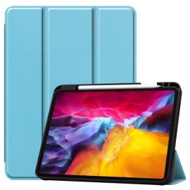LEATHER zaklapovací obal Apple iPad Pro 11 2021 světlemodrý