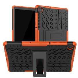 STAND Extra odolný obal Lenovo Tab M10 Plus (TB-X606F / ZA5T0081CZ / ZA5V0206CZ) oranžový