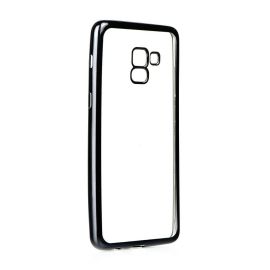 METALLIC Silikonový obal Samsung Galaxy A8 + 2018 (A730) černý