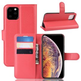 LITCHI Peňaženkové pouzdro Apple iPhone 11 Pro Max červené