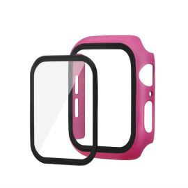 ENKAY Obal s tvrzeným sklem pro Apple Watch 6 / SE / 5 / 4 40mm růžový