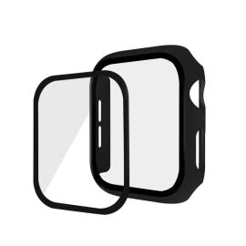 ENKAY Obal s tvrzeným sklem pro Apple Watch 6 / SE / 5 / 4 40mm černý