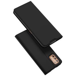 DUX Peňaženkový kryt Motorola Moto G9 Plus černý