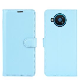 Litchi Peňaženkový kryt Nokia 8.3 modrý