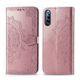 ART Peňaženkový kryt Sony Xperia L4 ORNAMENT růžový