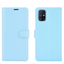 LITCHI Peňaženkový kryt Samsung Galaxy M51 modrý