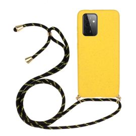 ROPE Kryt se šňůrkou Samsung Galaxy A72 žlutý