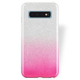 SHINING Ochranný obal Samsung Galaxy S10 Plus růžovo-stříbrný