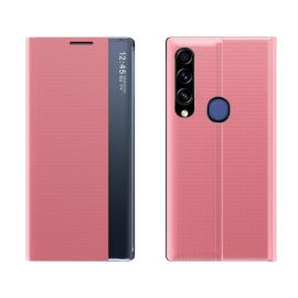 SLEEP CASE zaklapovací kryt Huawei P40 Lite E růžový
