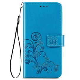 ART Peňaženkový kryt Nokia 5.4 FLOWERS modrý
