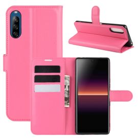 LITCHI Peňaženkový kryt Sony Xperia L4 růžový
