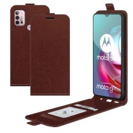 Vyklápěcí pouzdro Motorola Moto G10/G20/G30 hnědé