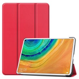 LEATHER zaklapovací obal Huawei MatePad Pro červený
