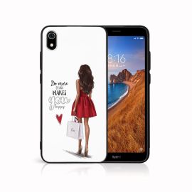 MY ART Ochranný kryt pro Xiaomi Redmi 7A RED DRESS (137)