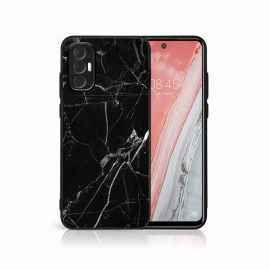 MY ART Ochranný obal Tecno Spark 8 Pro BLACK MARBLE (142)