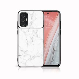 MY ART Ochranný obal Tecno Spark 8 Pro WHITE MARBLE (144)