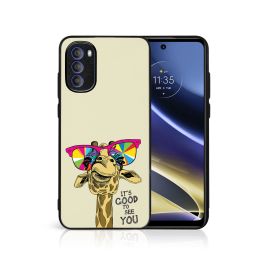 MY ART Ochranný kryt pro Motorola Moto G31 / G41 GIRAFFE (180)