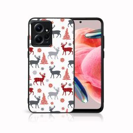 MY ART Kryt s vánočním designem Xiaomi Redmi Note 12 DEER (068)