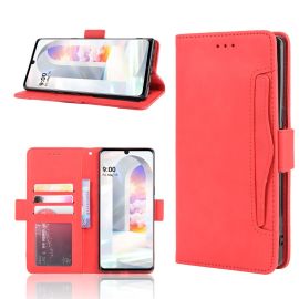 SLOT Peněženkový obal pro LG Velvet červený