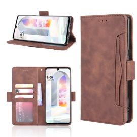 SLOT Peněženkový obal pro LG Velvet hnědý