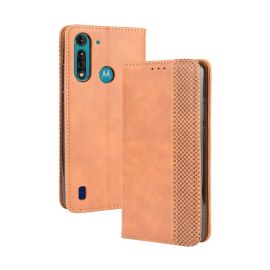 BUSINESS Peněženkové pouzdro pro Motorola Moto G8 Power Lite hnědé