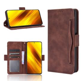 SLOT Peněženkový obal pro Xiaomi Poco X3 NFC / X3 Pro hnědý