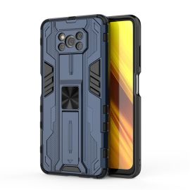 SUPERSONIC Ochranný obal se stojanem pro Xiaomi Poco X3 NFC / X3 Pro modrý
