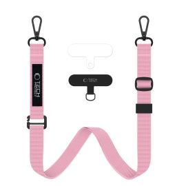TECH-PROTECT C6S 2x Remienok na mobil BABY PINK