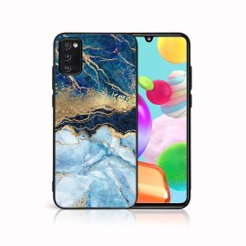 MY ART Ochranný obal pro Samsung Galaxy A41 BLUE MARBLE (141)
