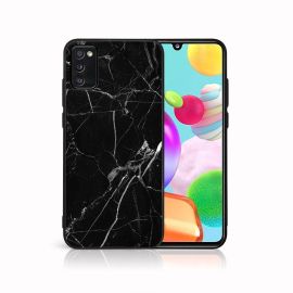 MY ART Ochranný obal pro Samsung Galaxy A41 BLACK MARBLE (142)